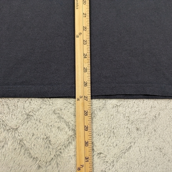 G-Star Raw Polo Shirt Men's L Blue Navy Fenster Short Sleeve Cotton Spellout - Picture 5 of 9